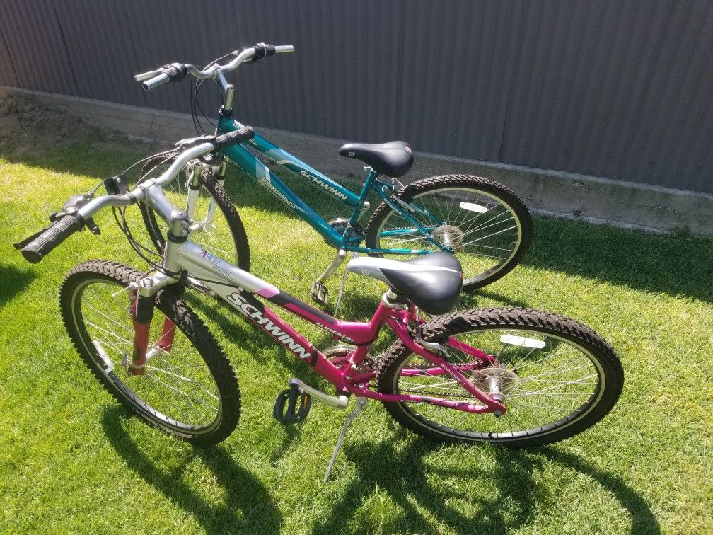 Schwinn Womens Mountain Bikes $100/ OBO