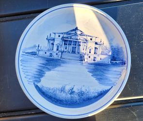 Petite 6.5" Artigianato Vicentino Italy Hand-Painted Plate – Palladio "La Rotonda" #13