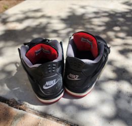 Air Jordan 4 Bred Reimagined size 6.5 GREAT CONDITION❕️