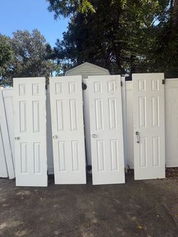 White 6-Panel Interior Doors