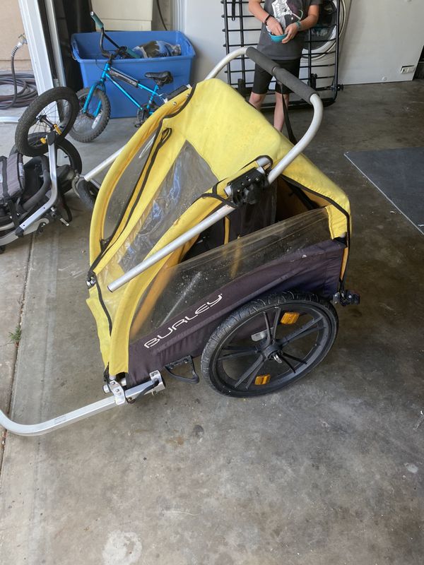 used burley bee bike trailer