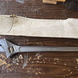 Crescent 24 in. Chrome Adjustable Wrench