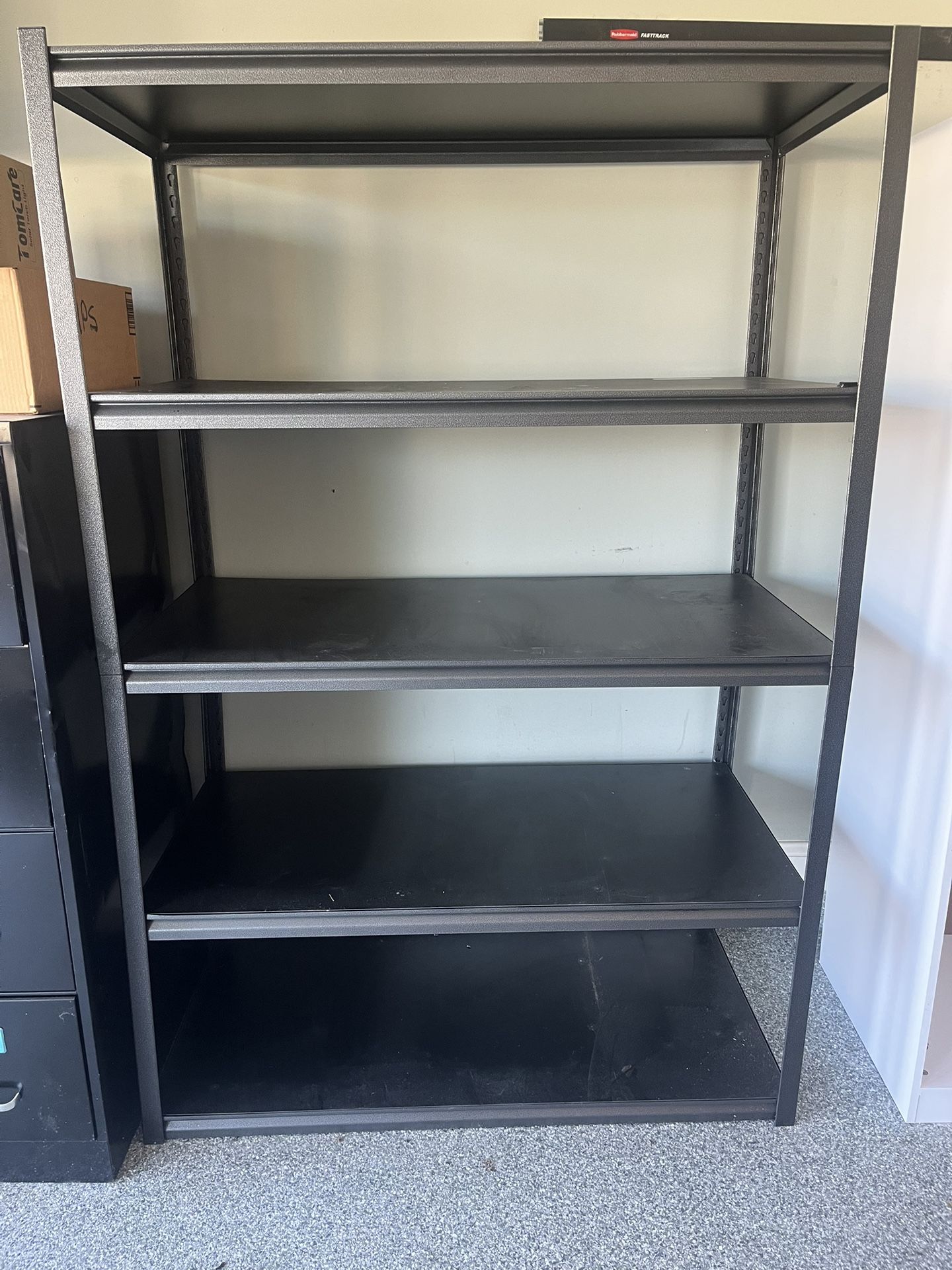 5 Shelf Heavy Duty Adjustable Metal Shelving For Garage 