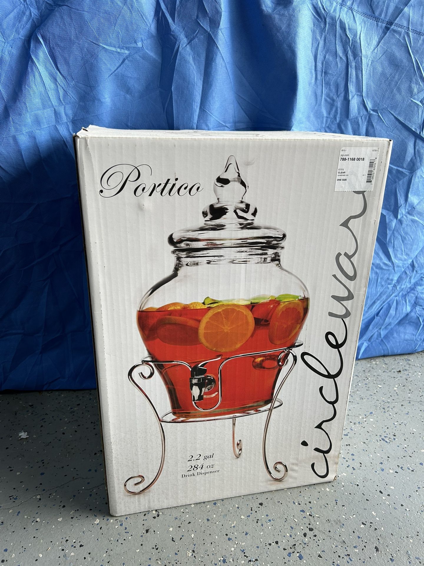 Portico Glass Drink Dispenser