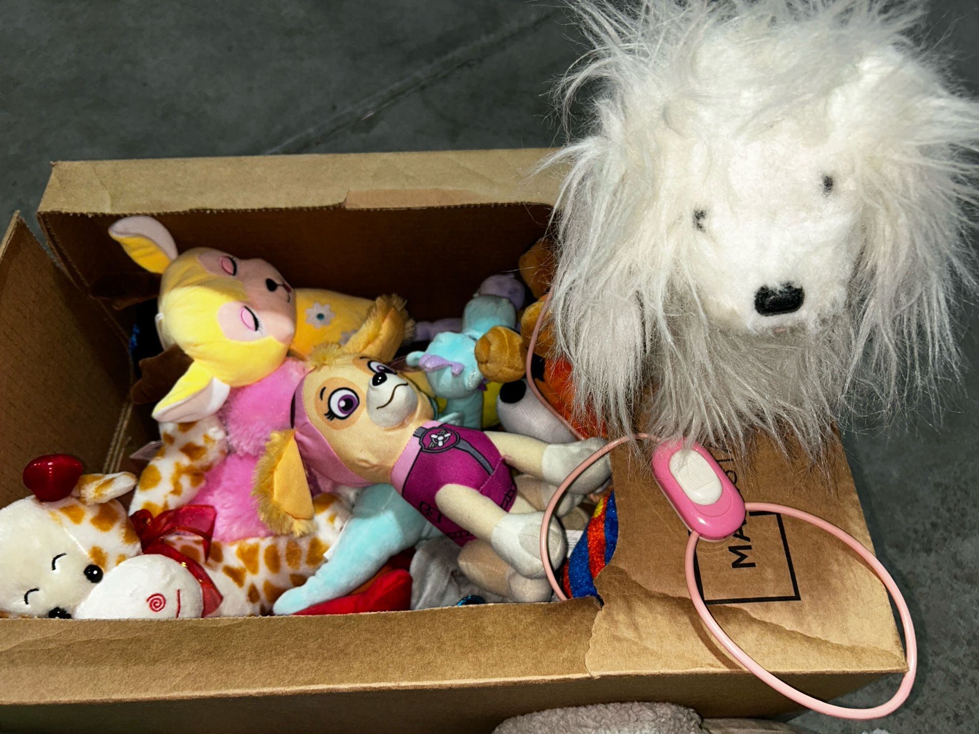 Whole Box Of Stuffed Toys