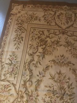 Hand Made French Design Area Rug