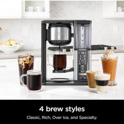 Ninja CM401 Coffee Maker Without Water Tank & Frother Whisk