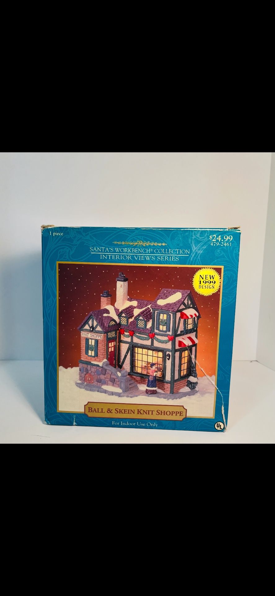 Santa’s Workbench Collection Interior View Series Ball & Skein Knit Shop