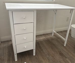 White desk