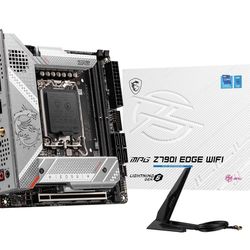 MSI MPG Z790I Edge WiFi Gaming Motherboard (Supports 12th/13th/14th Gen Intel Processors, LGA 1700, DDR5, PCIe 5.0, M.2, 2.5Gbps LAN, USB 3.2 Gen2, Wi