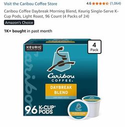 Caribou Coffee Daybreak Blend K-Cups – 96 Count
