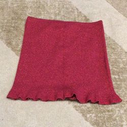 Joseph A. Pink glitter skirt