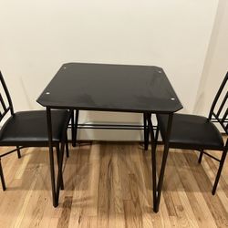 Morden Dinning Table With A Set Of Two chairs