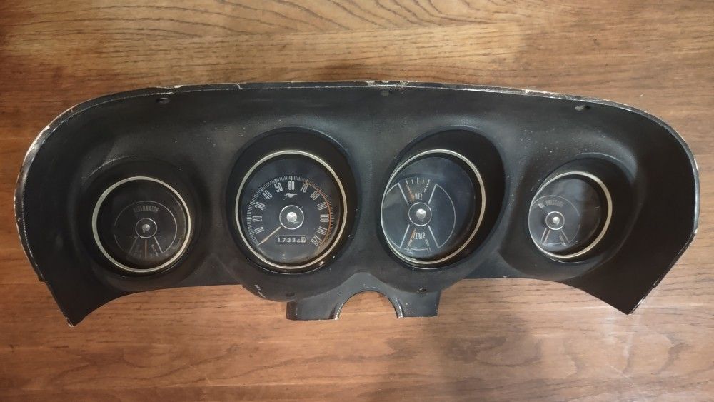 1969/70 Ford Mustang Original - Gauge Cluster Set