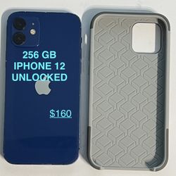 IPHONE 12  256 GB, UNLOCKED FOR ANY CARRIER WORLDWIDE