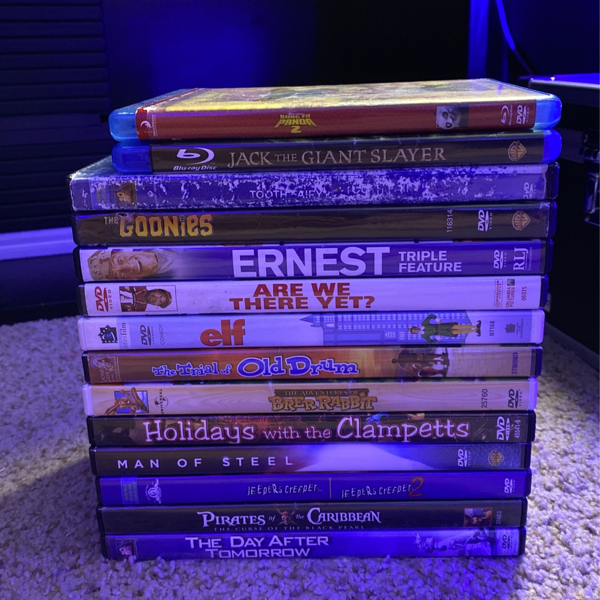 Stack of movies