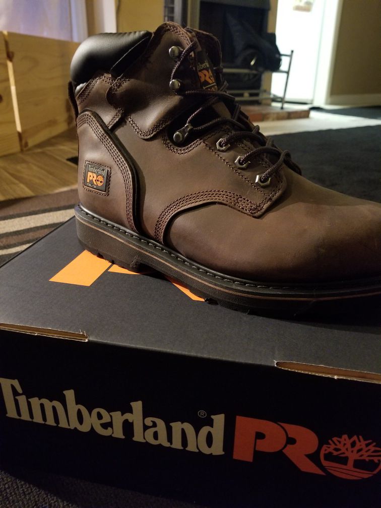 BRAND NEW NEVER TRIED ON STEEL TOE TIMBERLAND PRO SIZE 10