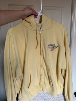 Disneyland Yellow Zip-Up Hoodie