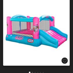 L.O.L. Surprise! Jump 'n Slide Inflatable Bounce House with Blower