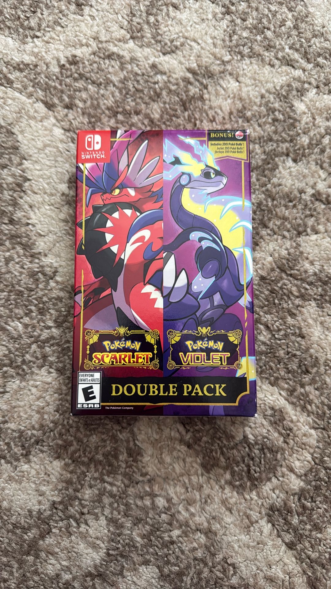 Pokemon Scarlet / Violet Double Pack For Nintendo Switch