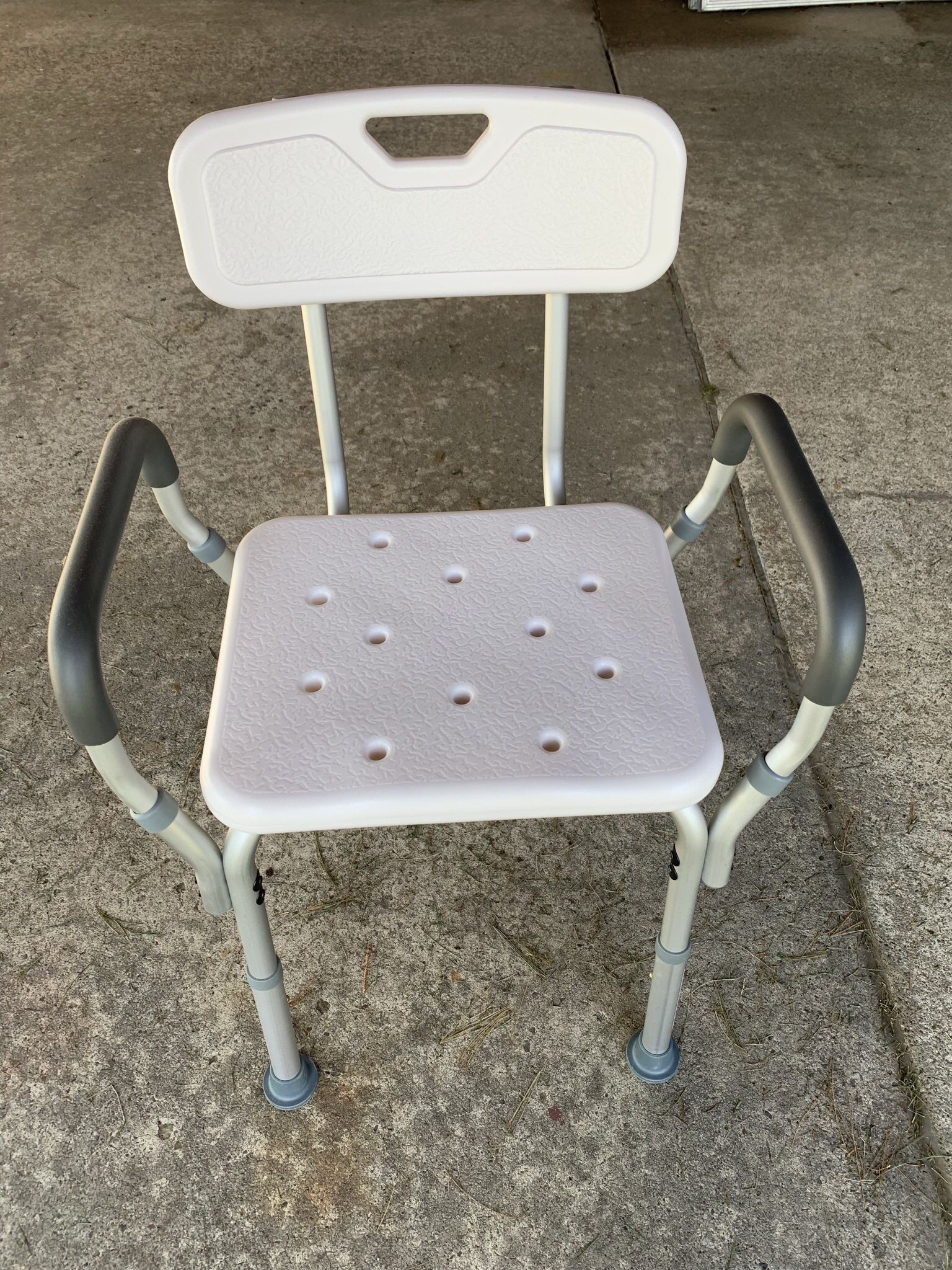 Shower Chair With Back/ Hand Rails