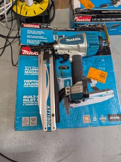 Makita Pneumatic 16-Gauge 7/16 in. Medium Crown Stapler