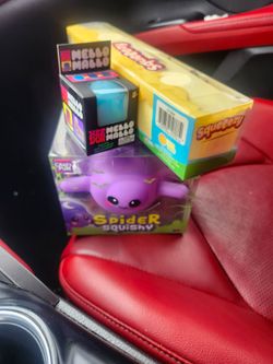 Needoh and squishy spider