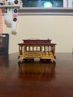 San Francisco 39 Cable Car Christmas Tree Ornament Powell Market & Hyde