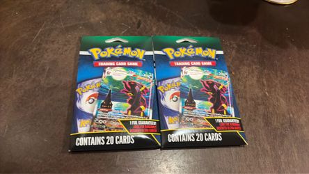Pokémon 20-card Umbreon VMAX mystery packs.