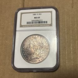 1881-S MS65 Morgan Dollar