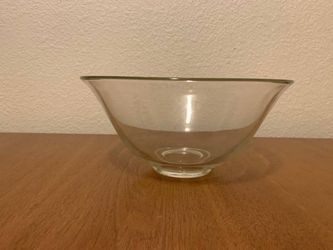 BEAUTIFUL CONE SHAPE GLASS BOWL-PERFECT CONDITION -