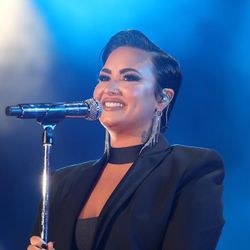 Demi Lovato with Adela