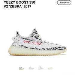 BRAND NEW Adidas Yeezy Boost 350 V2 Zebras 2017 Mens Size 9