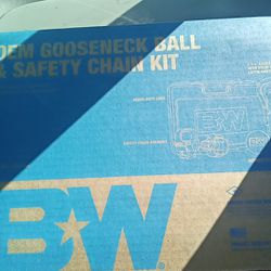 BW Gooseneck Ball Safety Chain Kit 