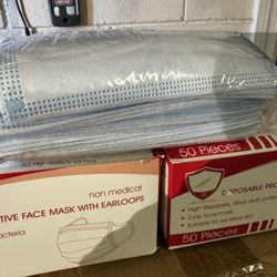 Disposable Protective Face Mask With Earloops
