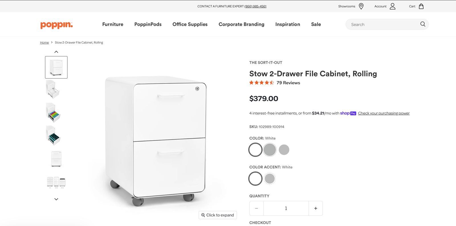 Stow 2 Drawer File Cabinet