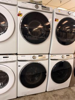 SET SAMSUNG  WHASER AND GAS DRYER  FRONT LOAD NEW