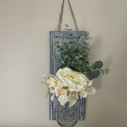 2 Rustic Light-Up Wall Sconces