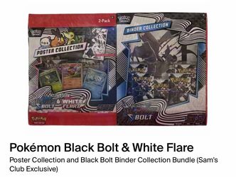 Pokemon cards Black Bolt Sam’s Club Exclusive Bundle