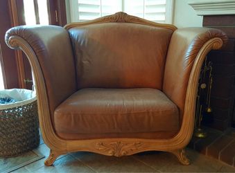 Leather Sofa and Chair Set