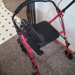Like Brand New Walker With Seat. $45