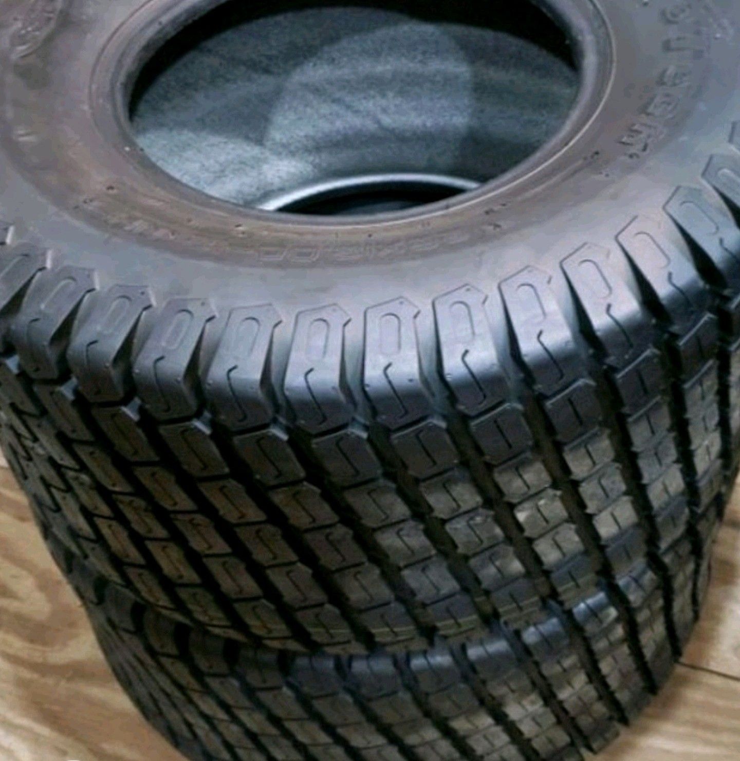 Lawn and Garden tires rear set.