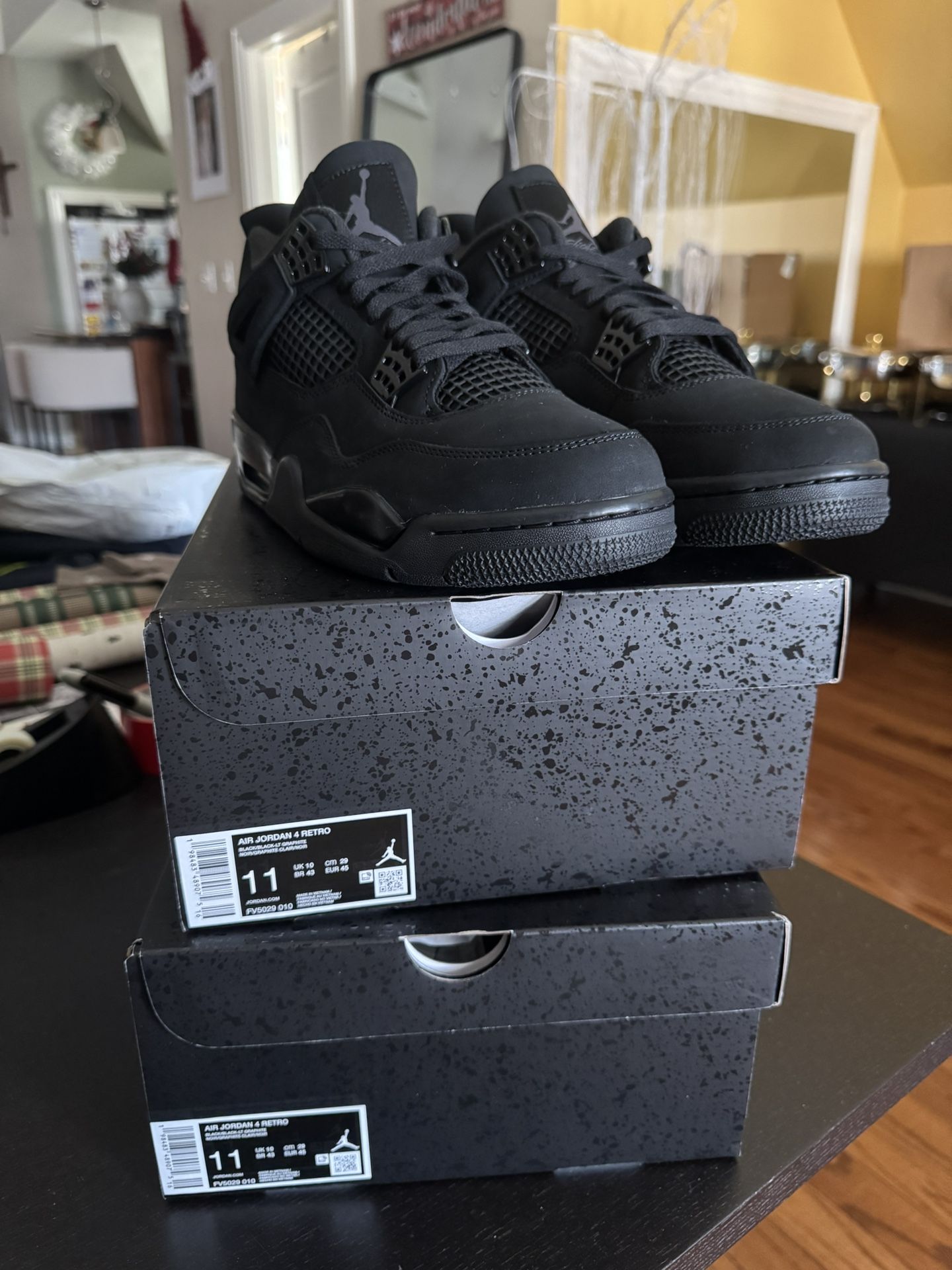 Air Jordan 4 Black Cat Size 11