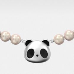 Brand New Panda Pearl Necklace 