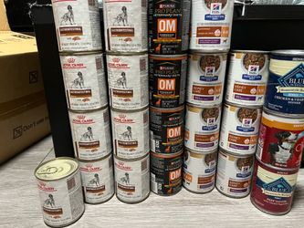Wet can dog food