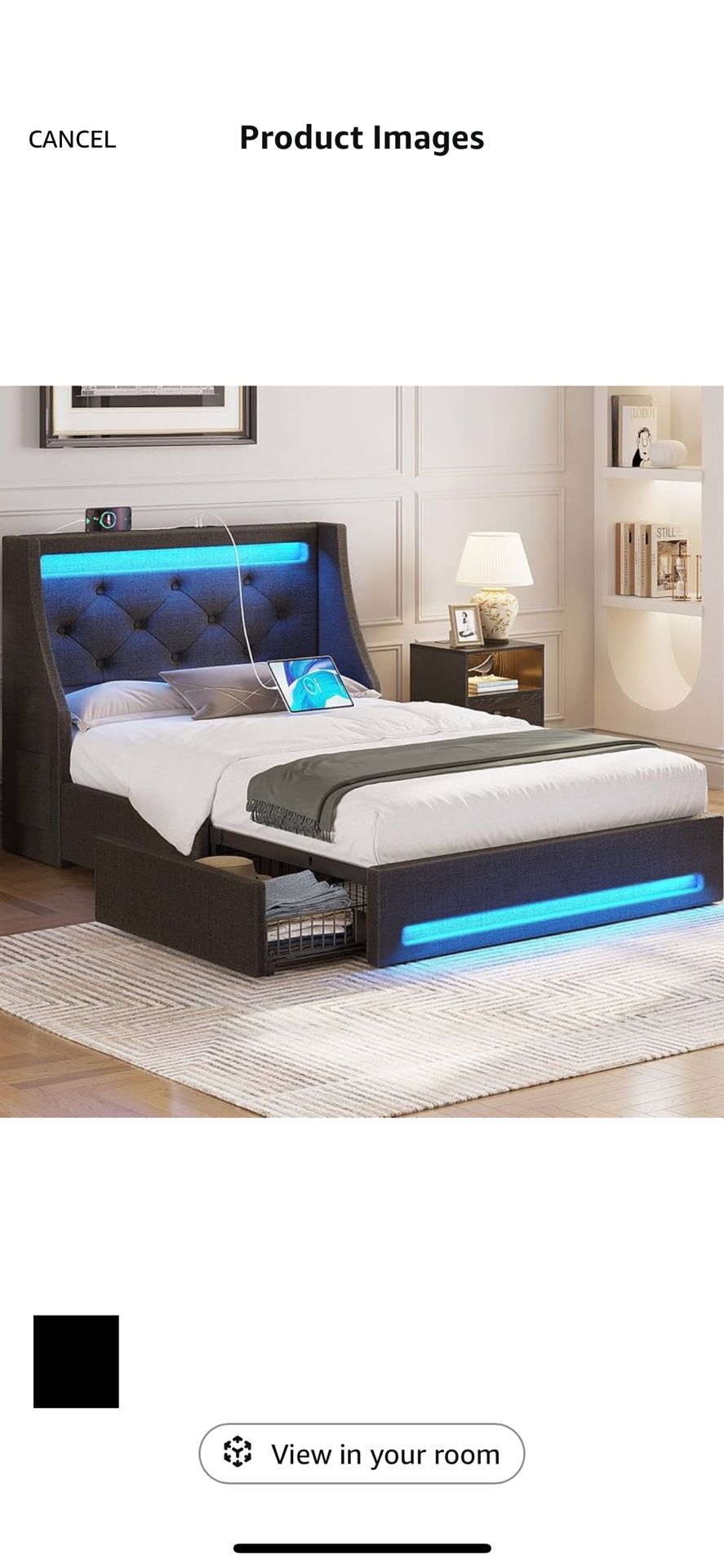 Bed Frame & Bed For 300