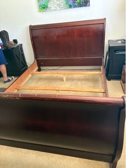 Queen bed frame