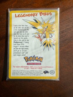Pokémon TCG black Star promo Moltres #21 sealed