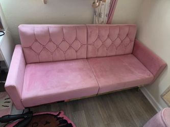 Zineta 67" Velvet Sleeper Sofa Like New
