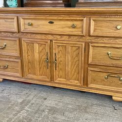 Gorgeous Stanley solid wood long dresser